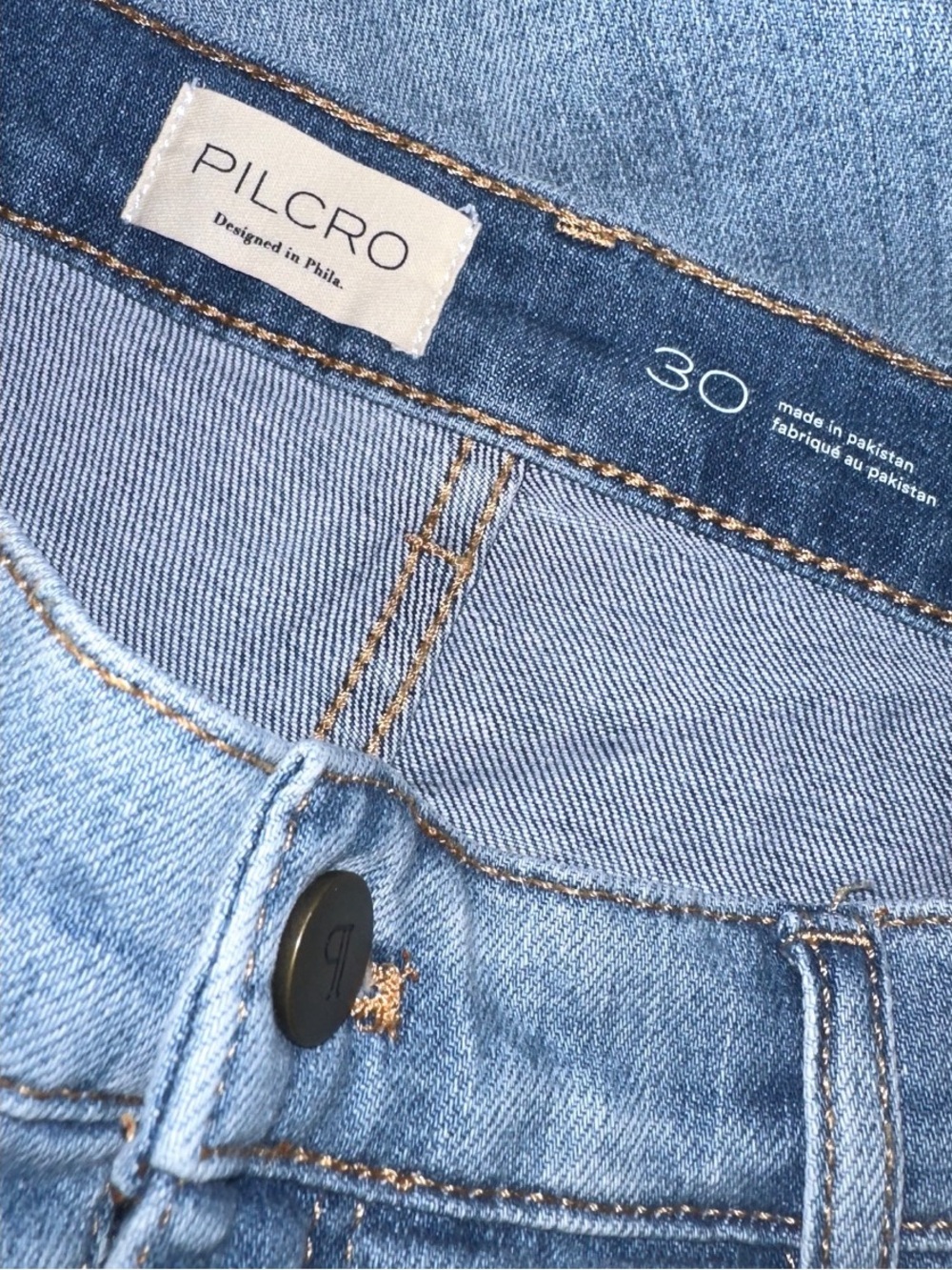 Pilcro Baggy Slim Boyfriend High-Rise Relaxed Jeans, size 30 - Picture 5 of 7